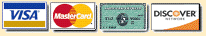 Accepted Cards: Visa, Mastercard, Amex and Discover